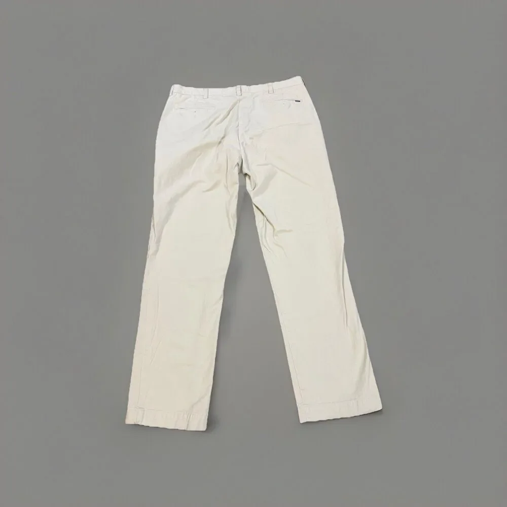 Polo Ralph Lauren Classic Fit Pants Mens 36x32 Khaki Chino Casual Preppy Cotton